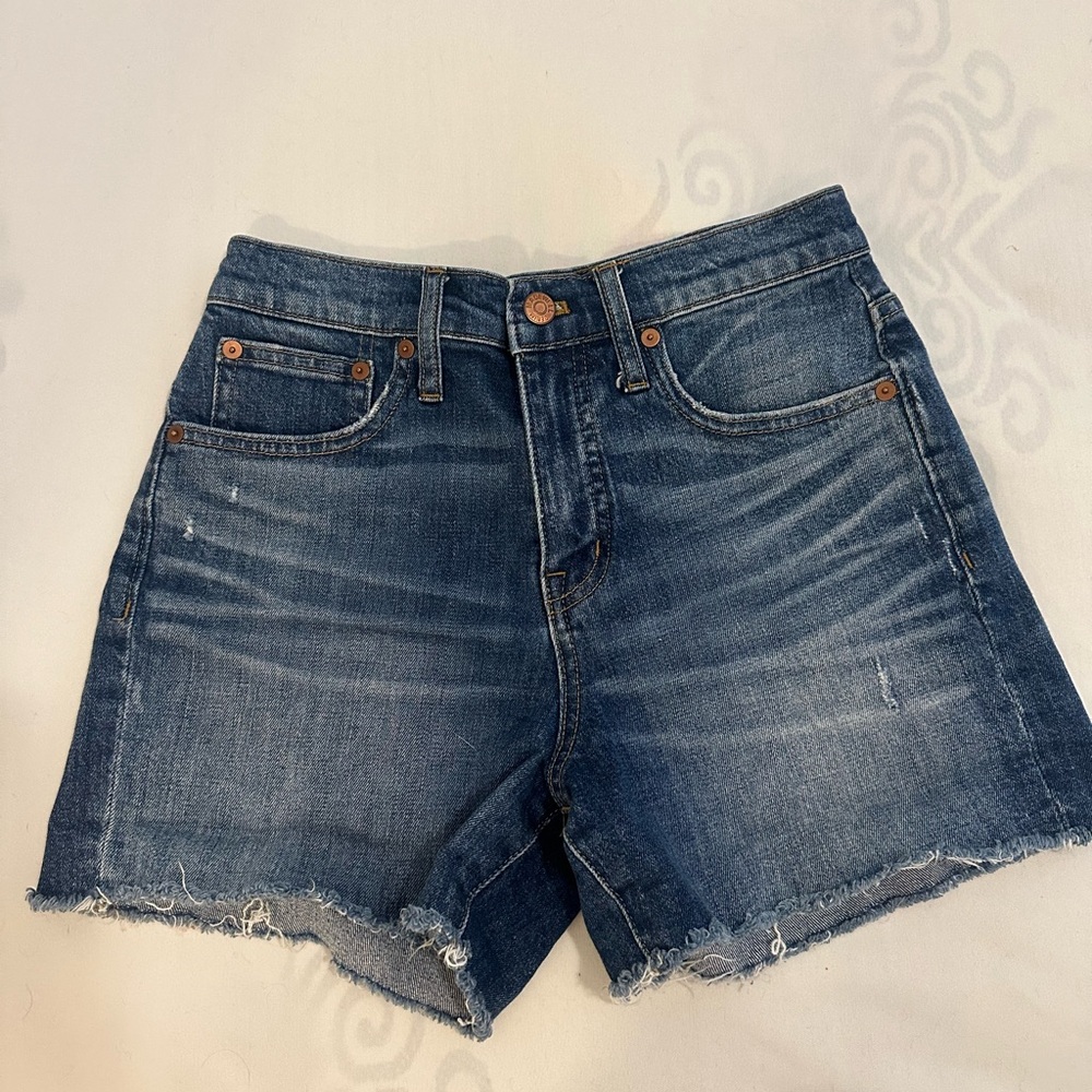 High Rise Jean Shorts